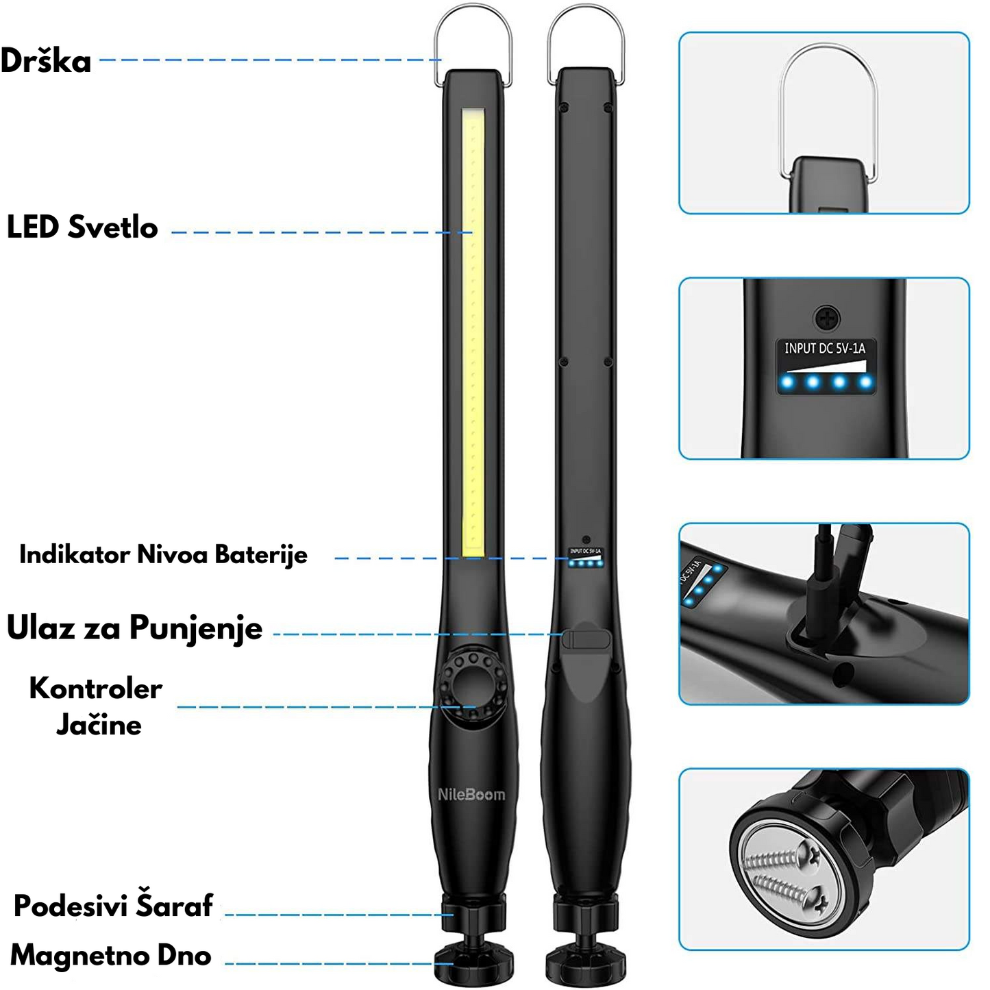 Magnetna LED Lampa